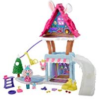 Enchantimals- Vamos de Chalet de esquí Pack con muñeca y Accesorios (Mattel GRW92-9633)
